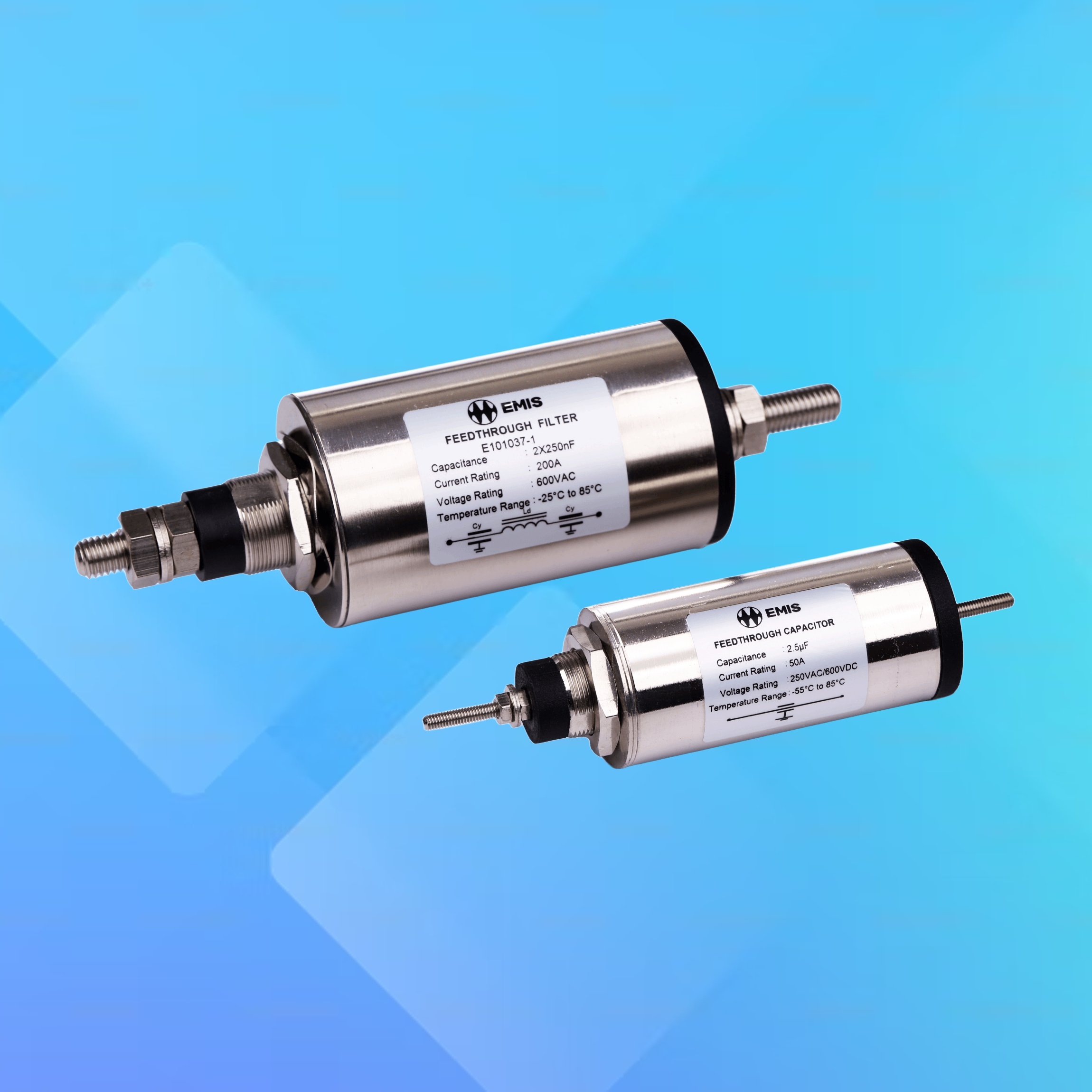 FeedThrough EMC solutions from EMIS Provide High Frequency Noise Suppression